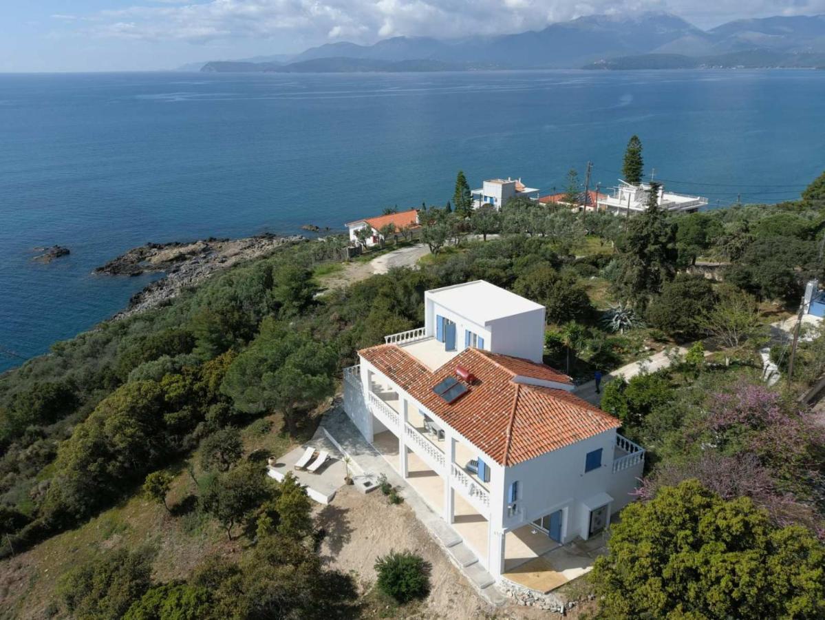 Laconian Collection Villa Big Blue Mavrovoúnion Exteriör bild